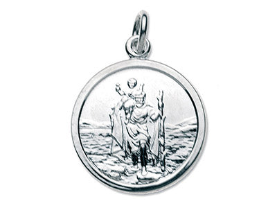 Sterling Silver St Christopher Charm