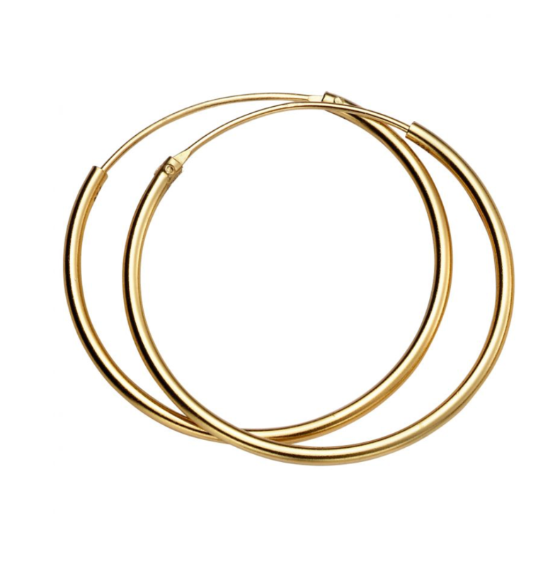 Gold Plated Hoop Earrings