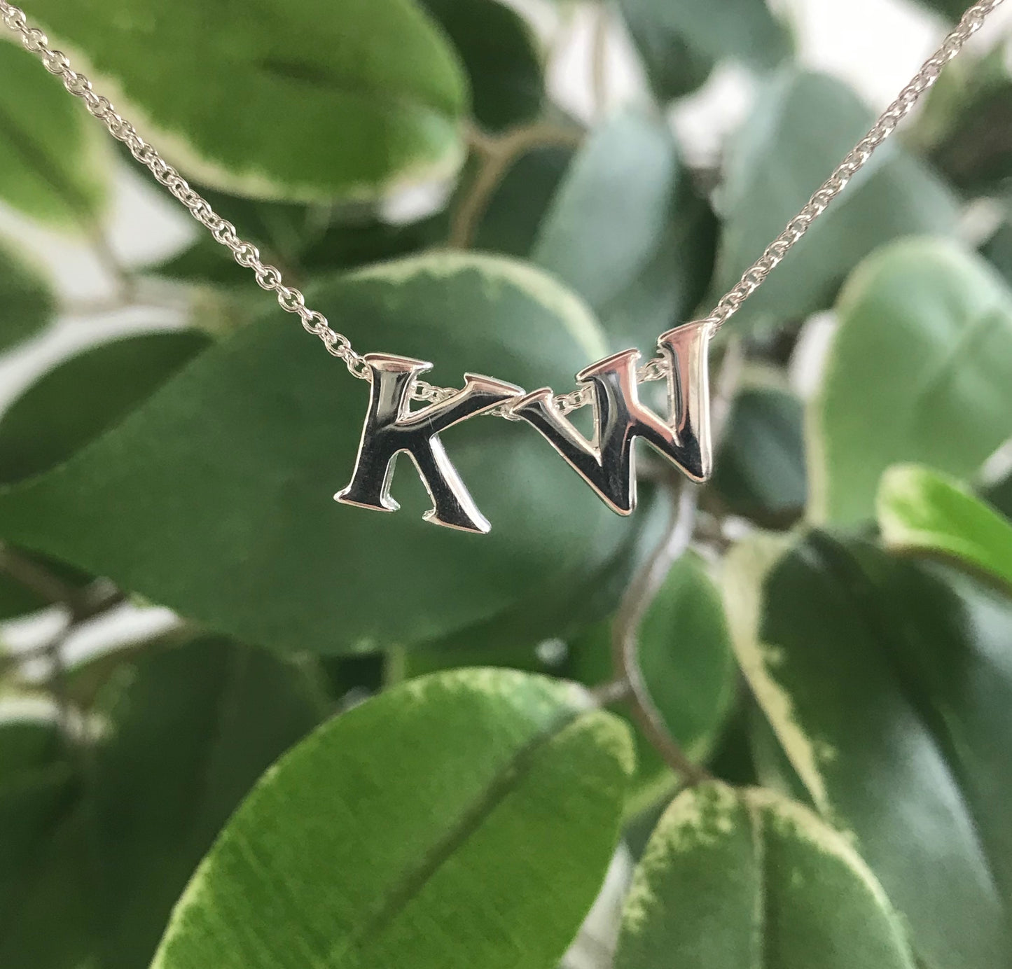 Double Initial Pendant