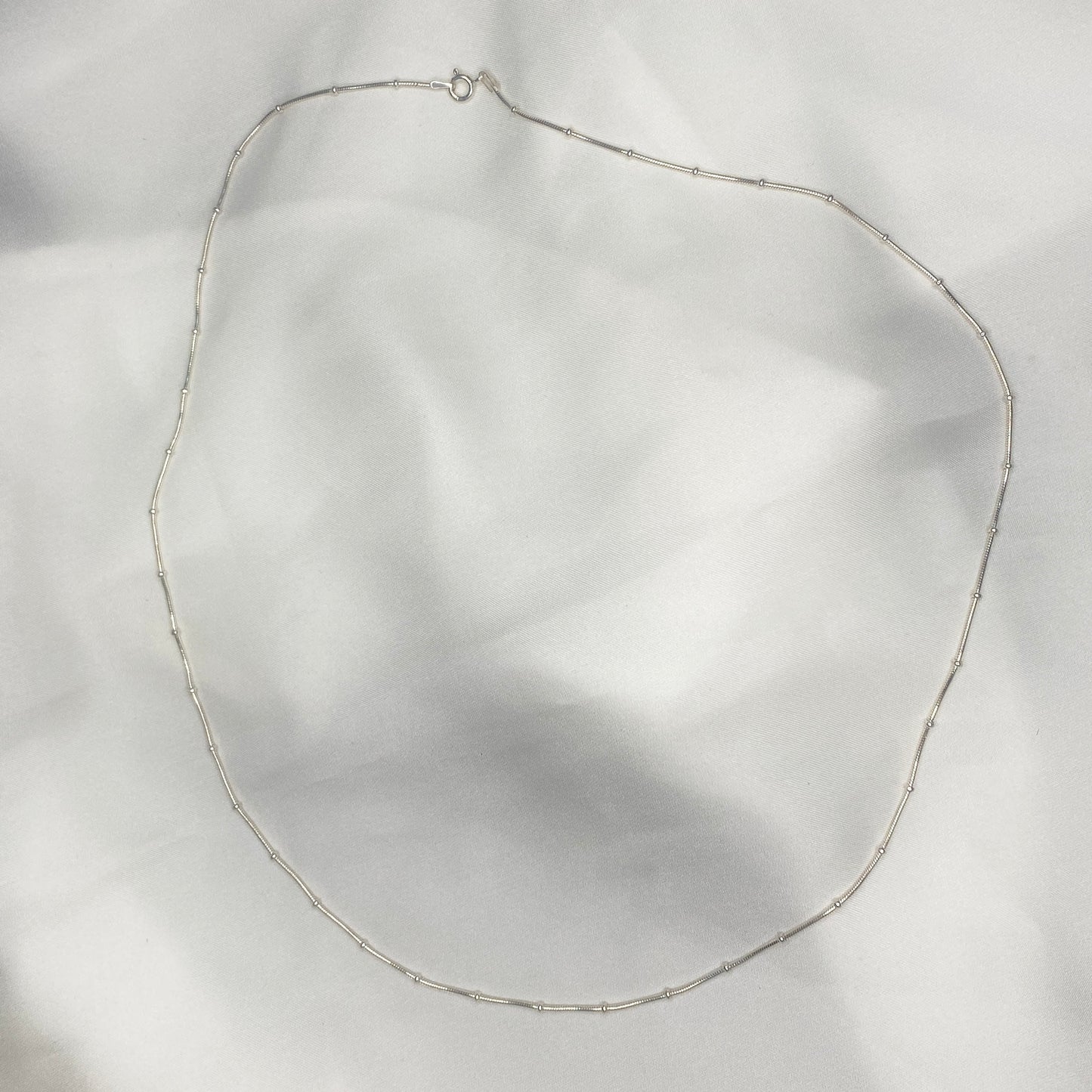 Sterling Silver Bead Chain