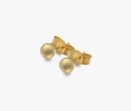 9ct Yellow Gold Ball Studs 4mm