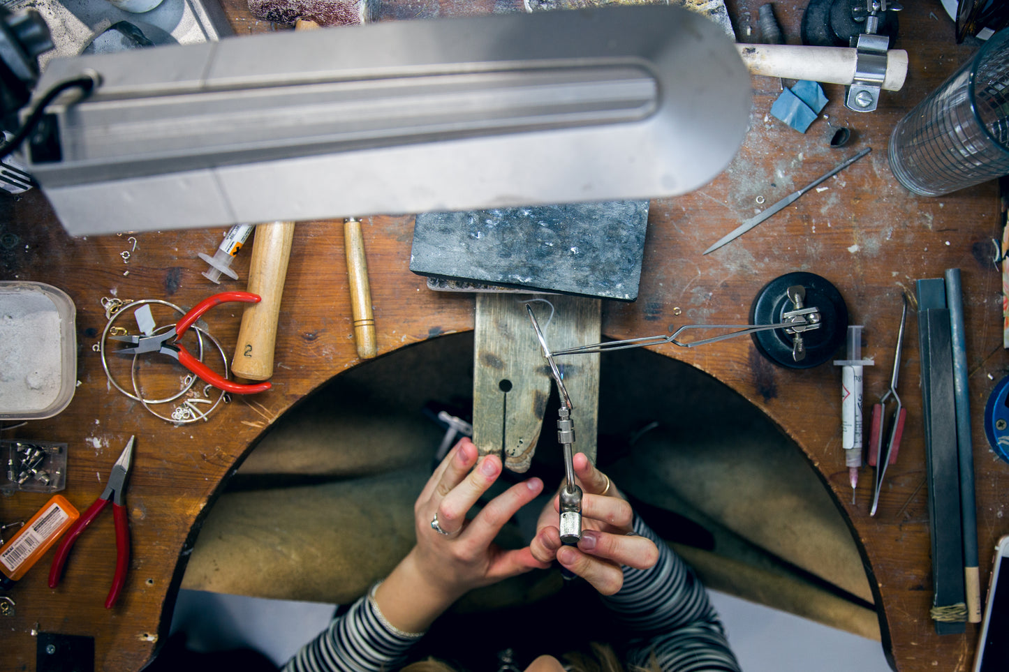 Silver Bangle Making