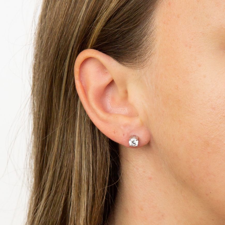Four Claw 0.50ct Cubic Zirconia Studs