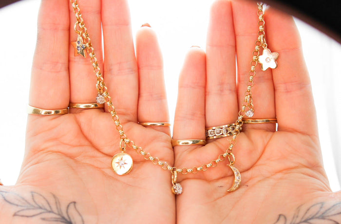 A charming remodelled necklace