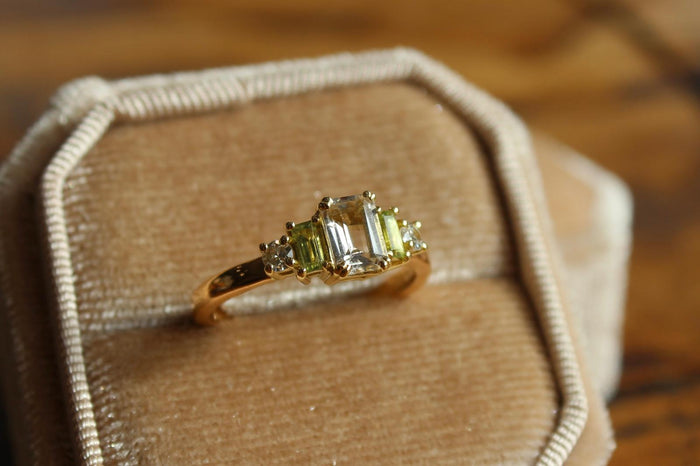 Heirloom repurposed engagement ring