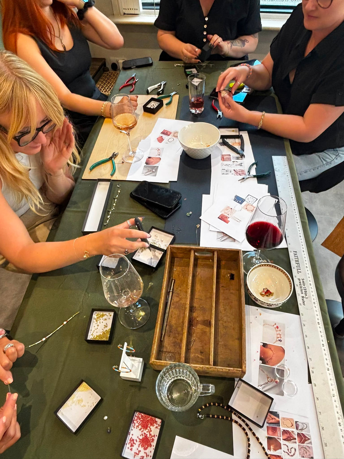 Beads & Wine Workshop
