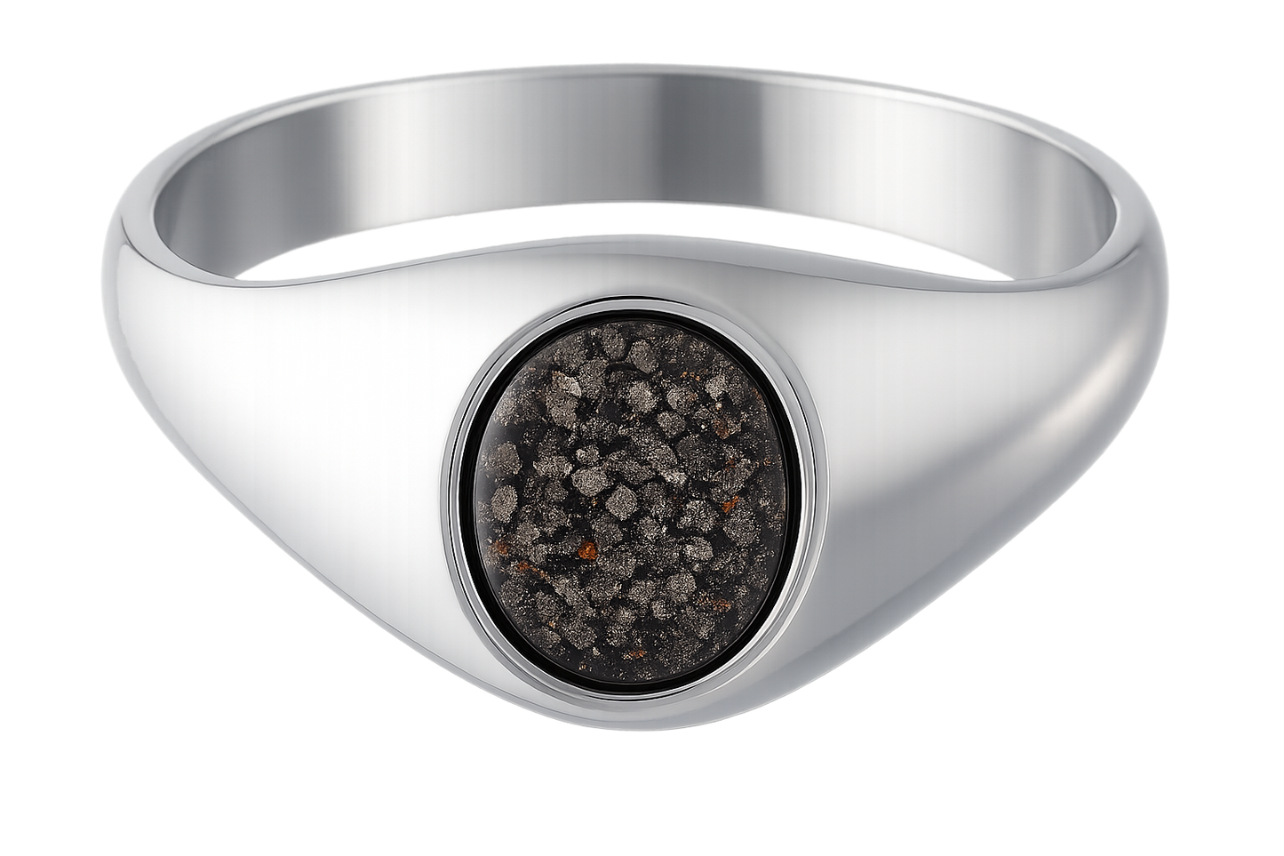 Small Oval Memorial Signet Ring (Resin)
