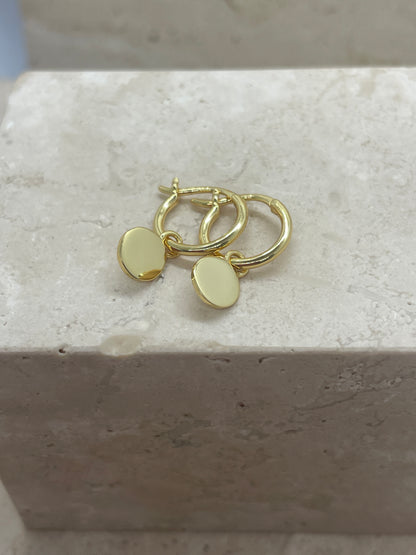Disc Dotty Sleeper Earring