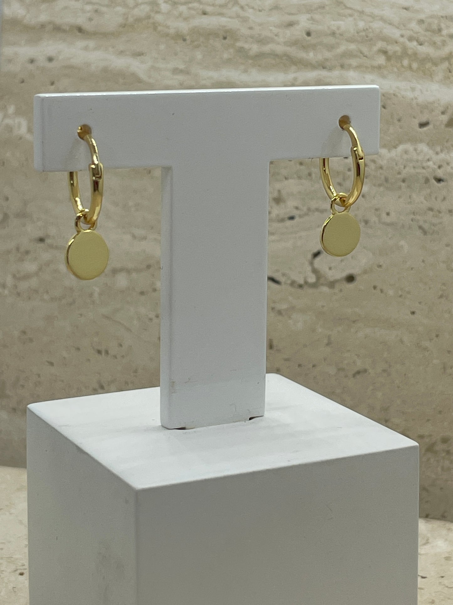 Disc Dotty Sleeper Earring