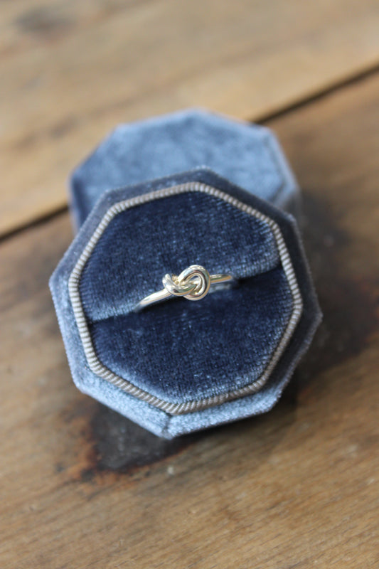Silver Sailors Knot ring