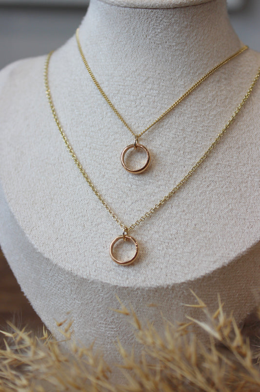 Transforming a Wedding Ring into Two Meaningful Pendants