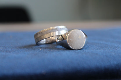 Large Oval Memorial Signet Ring (Resin)