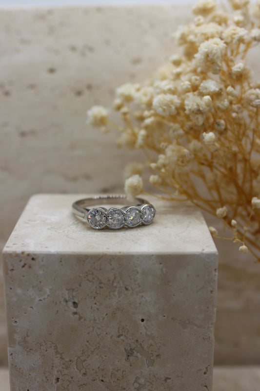 4 Stone Diamond Ring Remodel