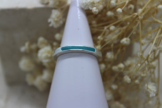 1/3 Resin Band Memorial Ring