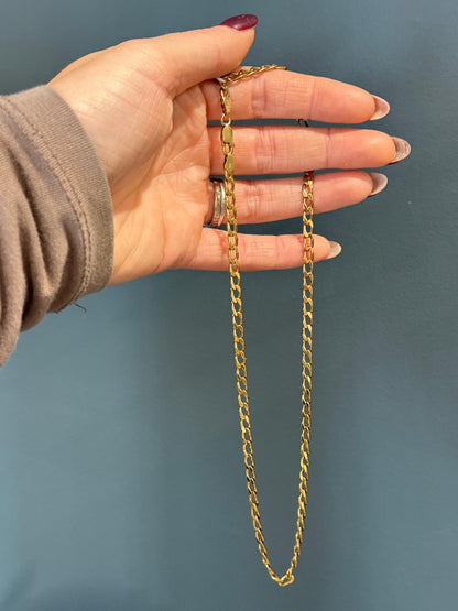9ct Yellow Gold Curb Chain