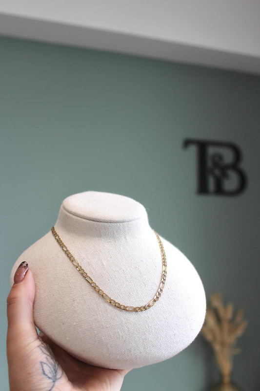 9ct Yellow Gold Figaro Chain