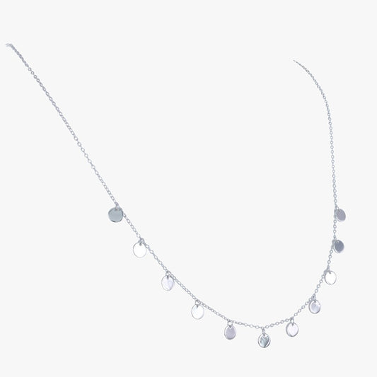 Sterling silver dotty necklace