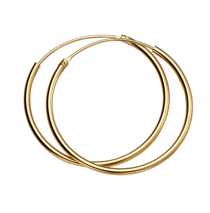 Gold Plated Hoop Earrings