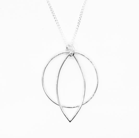 Geo Navette Pendant