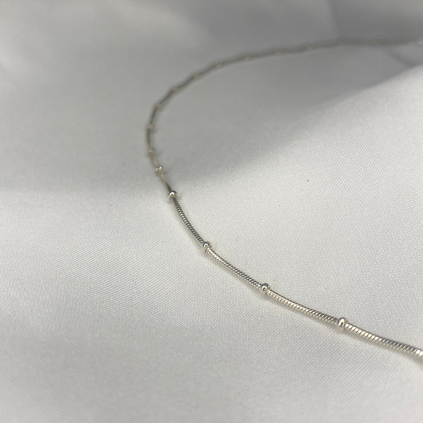 Sterling Silver Bead Chain