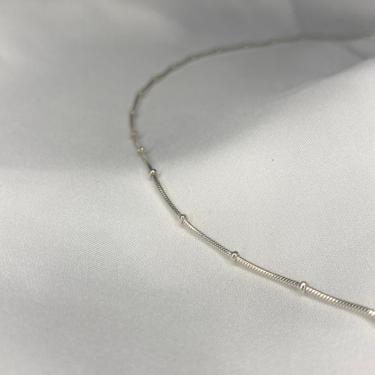 Sterling Silver Bead Chain