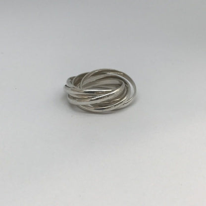 Silver Seven Strand Russian Ring