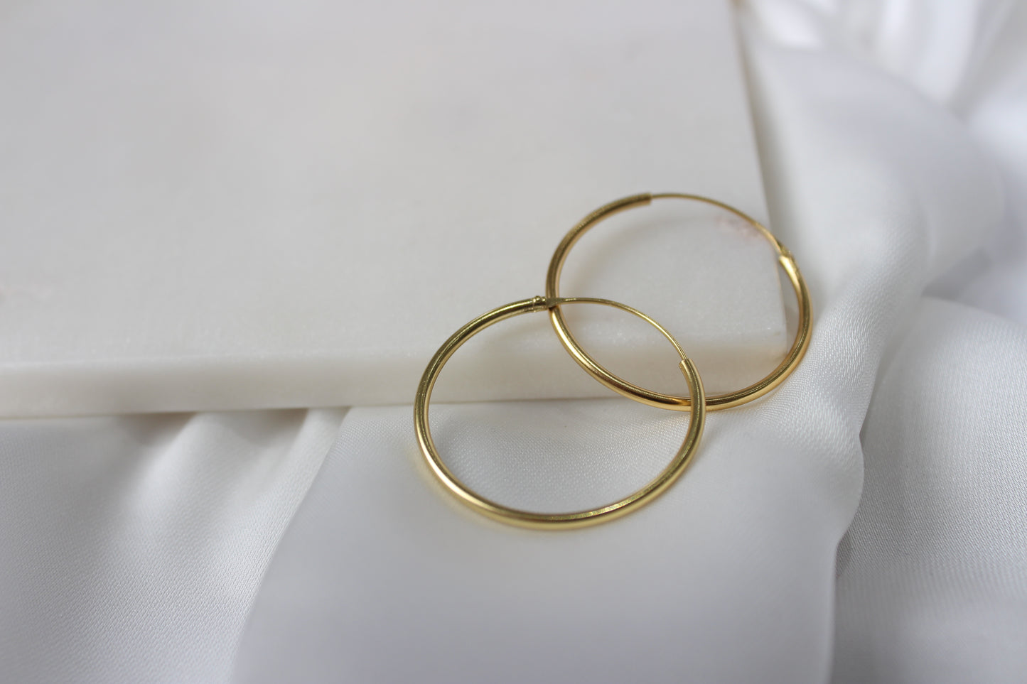 Gold Plated Hoop Earrings