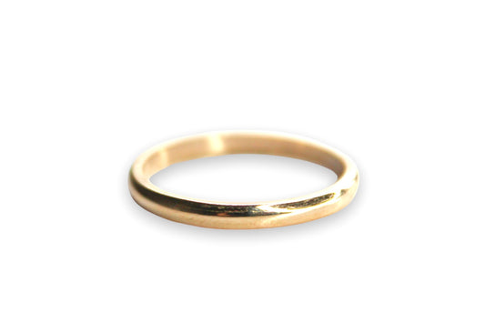 9ct Yellow Gold Stacking Ring 2mm