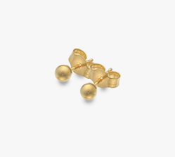 9ct Yellow Gold Ball Studs 3mm