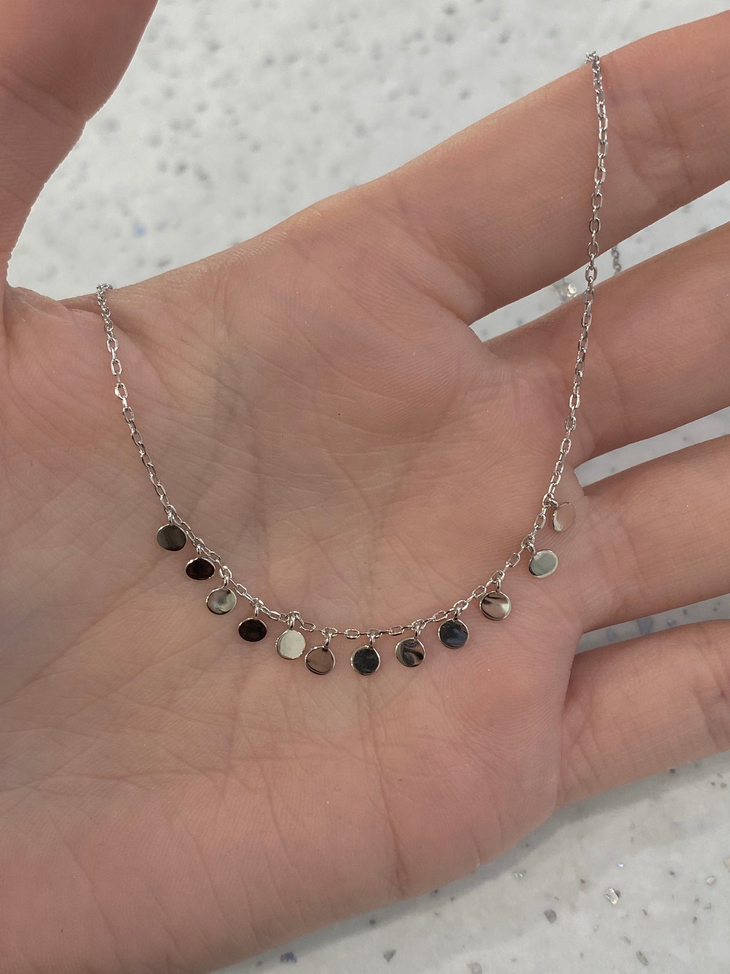 Dotty Silver Necklace