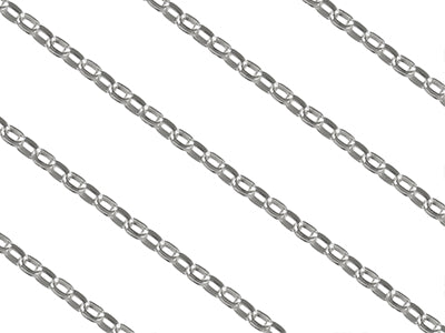 Silver 14'' Belcher Chain